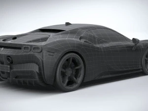 Ferrari SF90 Stradale 2021 3D Model