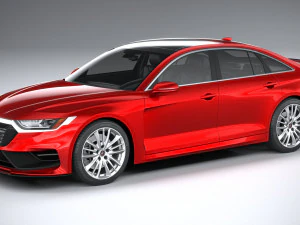 Berline g&eacute;n&eacute;rique 2020 v2 Modèle 3D