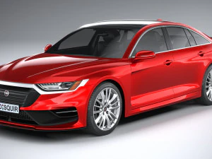 Generic Sedan 2020 v2 3D Model