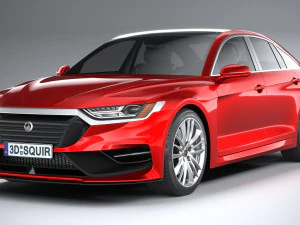 Generic Sedan 2020 v2 3D Model
