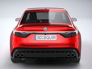 Generic Sedan 2020 v2 3D Model