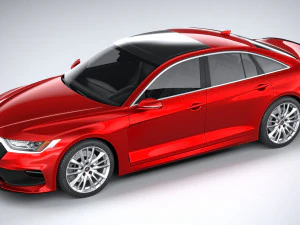 Generic Sedan 2020 v2 3D Model