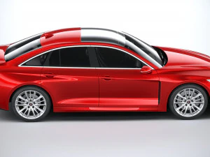 Generic Sedan 2020 v2 3D Model