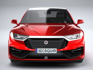 Generic Sedan 2020 v2 3D 모델