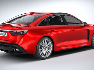 Generic Sedan 2020 v2 3D 모델