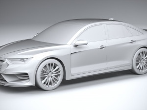 Generic Sedan 2020 v2 3D 모델