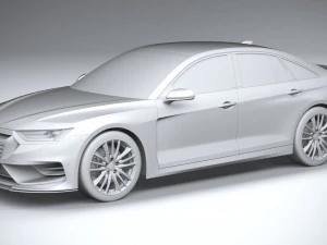Generic Sedan 2020 v2 3D Model