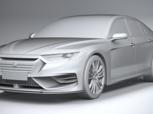 Generic Sedan 2020 v2 3D 모델