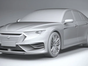 Generic Sedan 2020 v2 3D Model