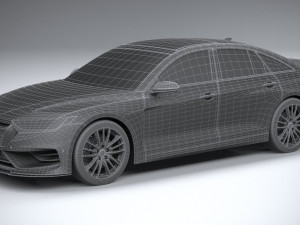 Generic Sedan 2020 v2 3D 모델