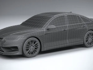 Generic Sedan 2020 v2 3D Model