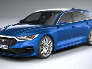 Generic Wagon 2020 3D Model