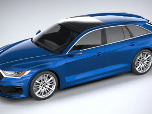 Generic Wagon 2020 3D Model