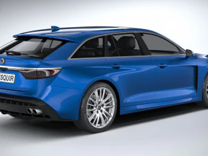 Generic Wagon 2020 3D Model
