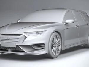 Generic Wagon 2020 3D Model