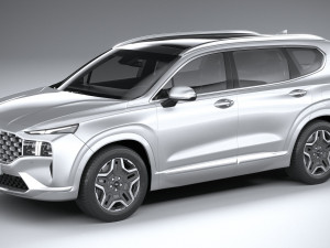 Hyundai Santa Fe 2021 Model 3D