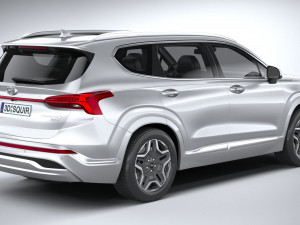 Hyundai Santa Fe 2021 Modello 3D