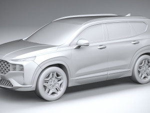 Hyundai Santa Fe 2021 Modello 3D
