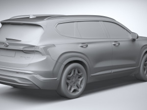 Hyundai Santa Fe 2021 Modello 3D