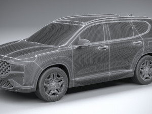 Hyundai Santa Fe 2021 Modello 3D