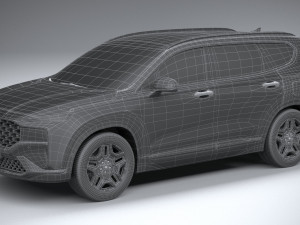 Hyundai Santa Fe 2021 Modello 3D