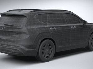 Hyundai Santa Fe 2021 Modello 3D