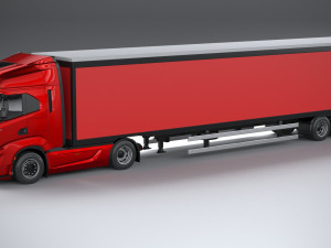 Iveco S-Way 2021 Trailer 3D Model
