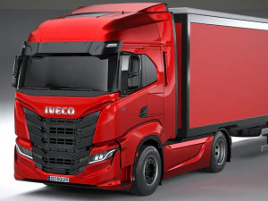 Iveco S-Way 2021 Trailer 3D Model