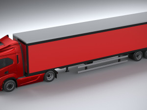 Iveco S-Way 2021 Trailer 3D Model
