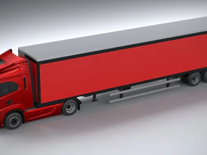 Iveco S-Way 2021 Trailer 3D Model