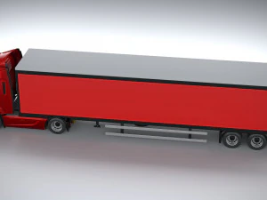 Iveco S-Way 2021 Trailer 3D Model