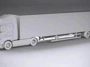 Iveco S-Way 2021 Trailer 3D Model