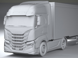 Iveco S-Way 2021 Trailer 3D Model