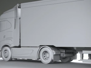 Iveco S-Way 2021 Trailer 3D Model