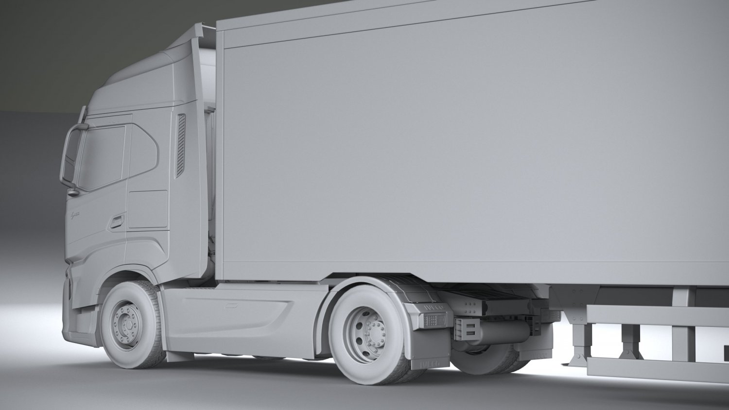 трейлер 2021. цена на новый грузовой трейлер 2021. Iveco s way 2021. фура 3д модель без текстур. Iveco s way 2021.