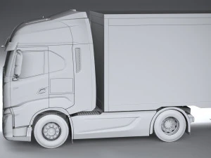 Iveco S-Way 2021 Trailer 3D Model