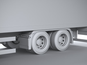 Iveco S-Way 2021 Trailer 3D Model