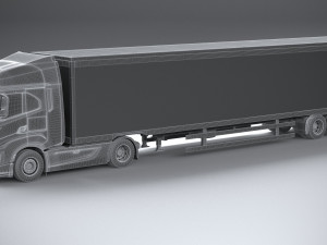 Iveco S-Way 2021 Trailer 3D Model