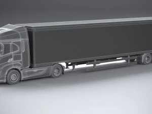 Iveco S-Way 2021 Trailer 3D Model