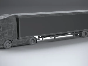 Iveco S-Way 2021 Trailer 3D Model