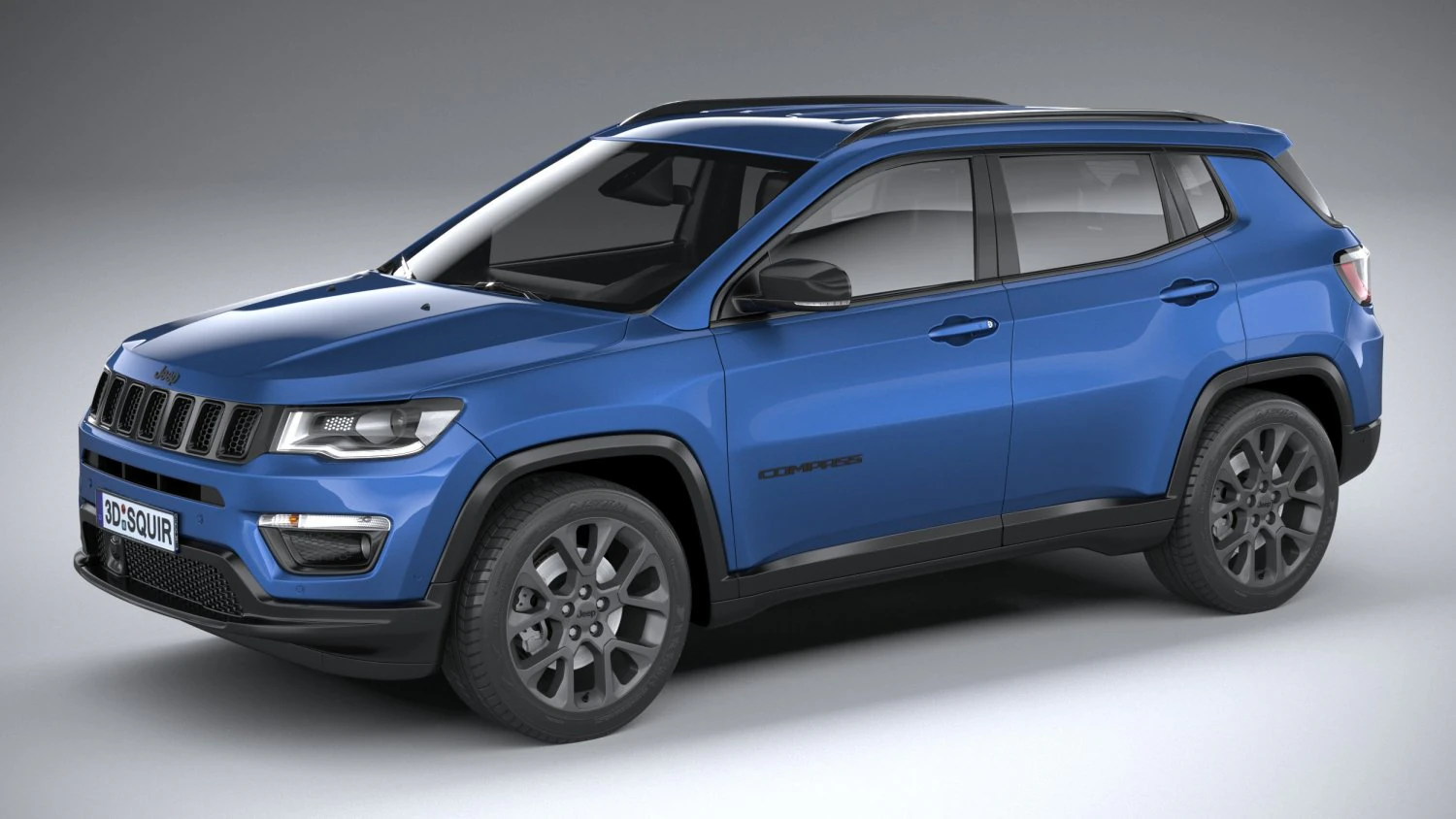 Jeep Compass 2020 3D Model .c4d .max .obj .3ds .fbx .stl .blend