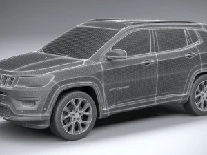 Jeep Compass 2020 3D Model