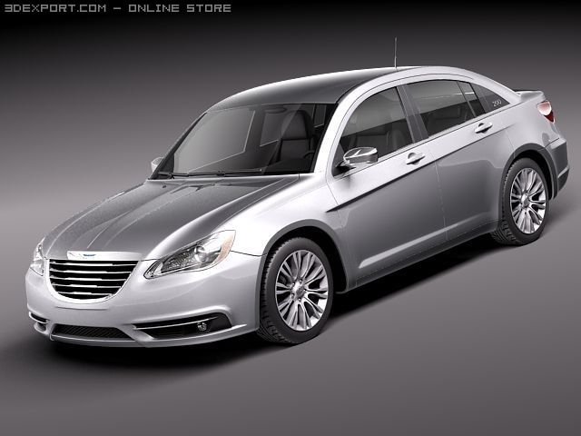 Chrysler 200 2011 3Dモデル .c4d .max .obj .3ds .fbx .stl .blend 