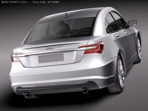 크라이슬러 200 2011 3D 모델