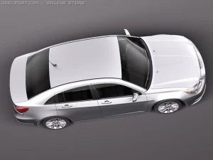 크라이슬러 200 2011 3D 모델