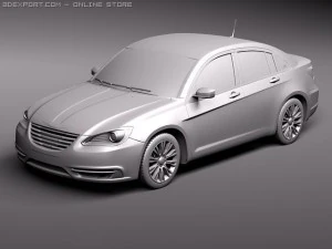 크라이슬러 200 2011 3D 모델