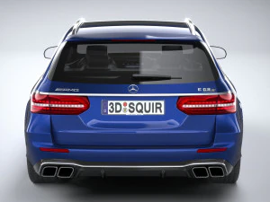 Mercedes-Benz E63 Estate AMG 2021 3D Model