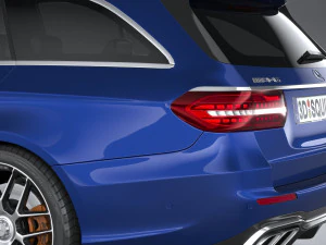 Mercedes-Benz E63 Estate AMG 2021 3D Model