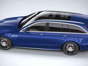 Mercedes-Benz E63 Estate AMG 2021 3D Модель