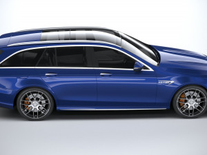 Mercedes-Benz E63 Estate AMG 2021 3D Модель